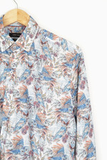 Guide London Mens Shirt Owl All Over Print Long Sleeve Size Large