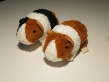 Two Aoriher Guinea Pigs, Stuffed, Plush, 8 Inches