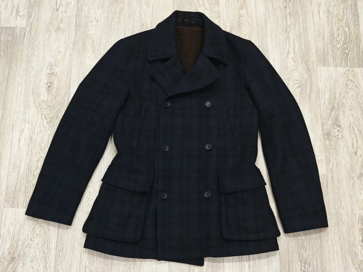 Veste Blazer Homme William Hunt Laine – Taille 38 Marron Carreaux – Occasion