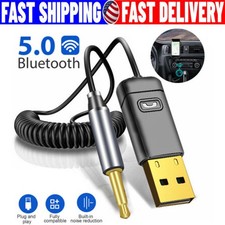 Wireless USB Bluetooth 5.0 Audio Transmitter Receiver Adapter For PC TV Car LOT