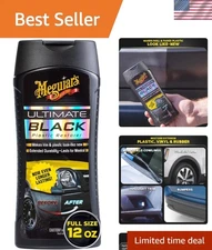 Ultimate Black Plastic Restorer - Durable UV Protection for a Like-New Finish