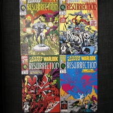 SILVER SURFER / WARLOCK - RESURRECTION #1 #2 #3 #4 NM MARVEL 1993 CORSA COMPLETA