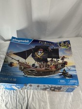 Playmobil 71530 Pirates Large Pirate Ship with Crew Playset - NEW BOX DAMAGE ONL