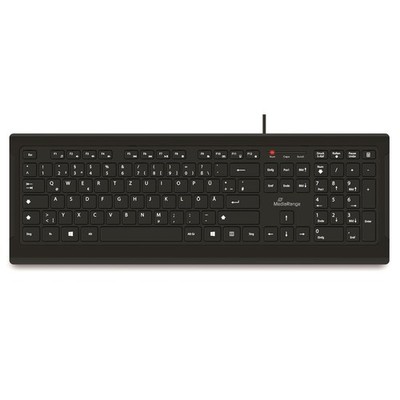 MediaRange Tastatur Standard Keybord black USB 2.0