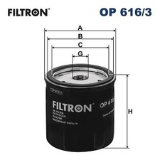 OP 616/3 FILTRON OIL FILTER FOR AUDI CUPRA FORD SEAT SKODA VW