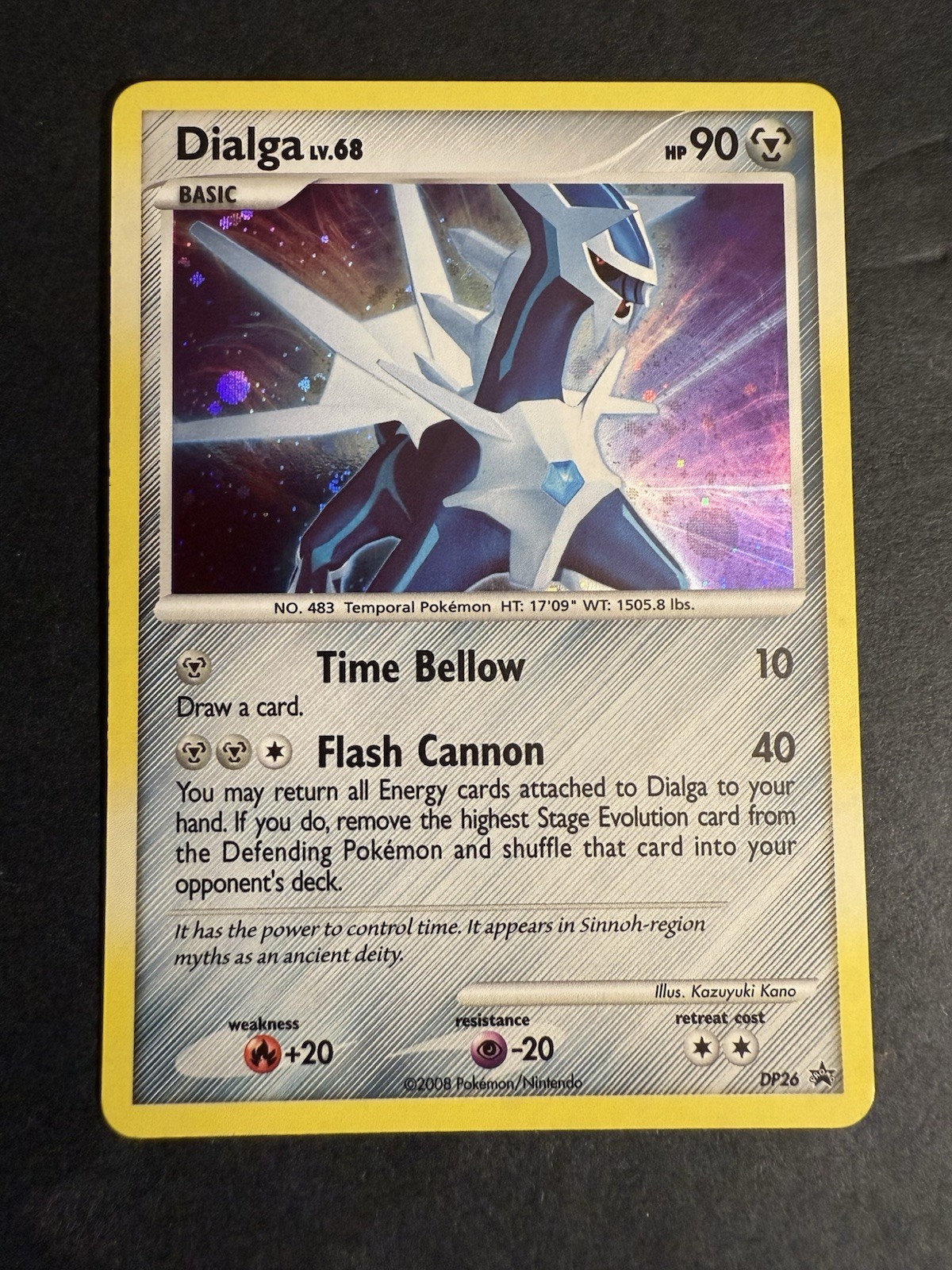 Dialga DP26 Black Star Promo Cosmos Holo Pokemon TCG Diamond & Pearl LP