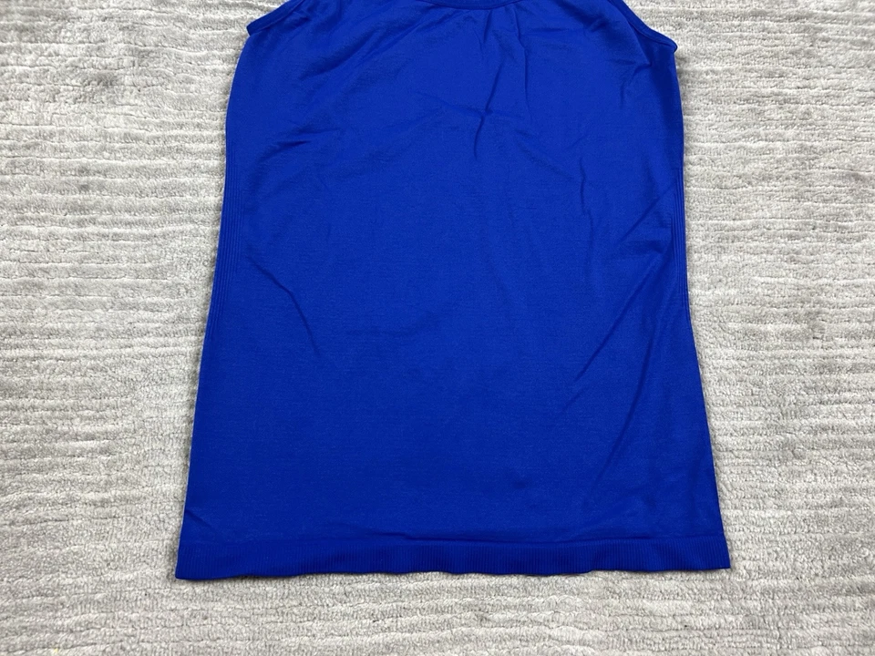 Worthington Top 女式 S/M 蓝色吊带无袖尼龙混纺 — 第 3/4 张图片