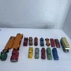 15 Vintage Dinky Cars and Trucks in varying Condition