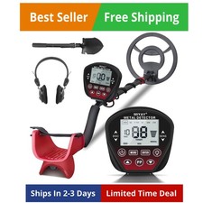 Professional Metal Detector for Adults, Gold Metal Detectors Lightweight with...