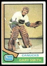 Gary Smith 1974-75 Topps #22 Vancouver Canucks Good-VG Creases
