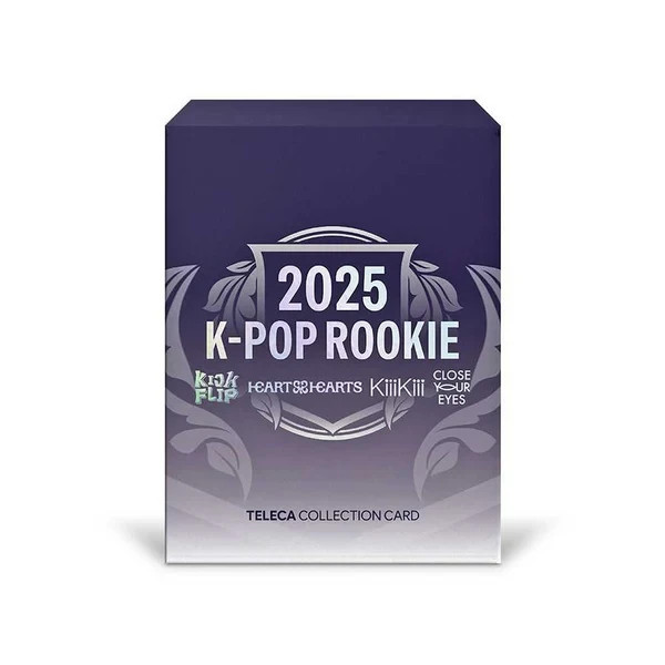 TELECA 2025 K-POP ROOKIE COLLECTION CARDS KOREA 1ST EDITION SEALED