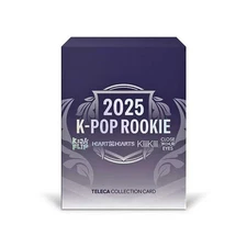 TELECA 2025 K-POP ROOKIE COLLECTION CARDS KOREA 1ST EDITION SEALED BOX
