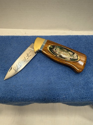 Franklin Mint Roland Martin Largemouth Bass Collectible Folding Pocket Knife