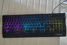 CHONCHOW RGB Gaming Lighted Keyboard USB Wired Black