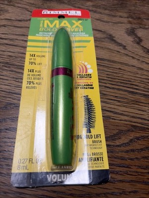 NEW Rimmel Mascara Volume Flash Max The Bold Curves 001 Black