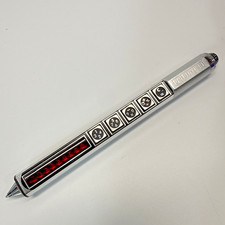 Vintage Calcu-Pen Satolex Japan LED Calculator Writing Pen READ