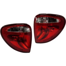 Tail Lights For 2004-07 Dodge Grand Caravan Town & Country LH and RH with bulbs