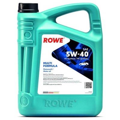 Motoröl ROWE Öl MULTI FORMULA 5W-40 MB 229.31/51 VW 502.00/505.00/01 5 Liter