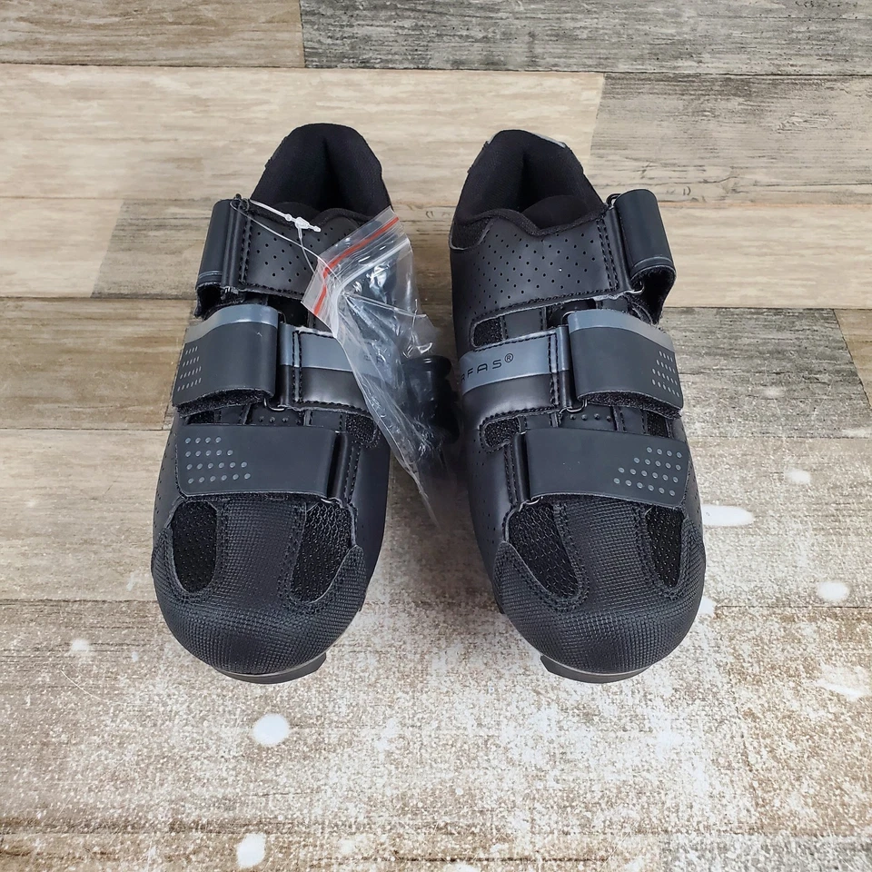 Zapatillas de ciclismo Serfas MTB para mujer 5,5 negras de una sola pista 3 correas Foto 2 de 4