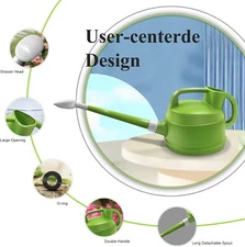 1, 1.5 or 2 Gallon Watering Can Bucket Pail Container Plants CHANGEABLE Spout