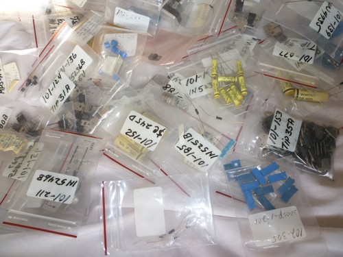 200 BAGS OF ELECTRONICS TRANSISTORS, DIODES, RESISTORS AND MORE - Picture 10 of 10