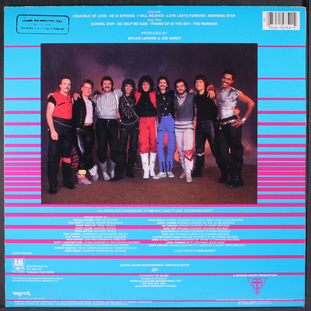 MYLON LEFEVRE & BROKEN HEART: sheep in wolves clothing MYRRH 12