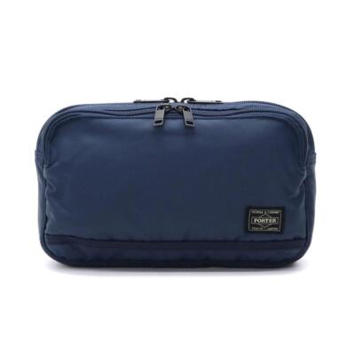 美品✨ PORTER ポーター FLASH WAIST BAG NAVY Yoshida Porter Flash Waist bag Sling bag Navy Made in Japan New