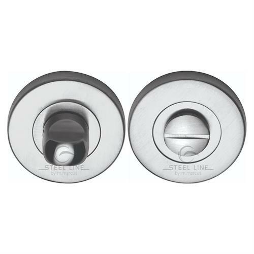 Marcus SS-895 Satin Stainless Steel Line Bathroom Thumbturn & Emergency Release