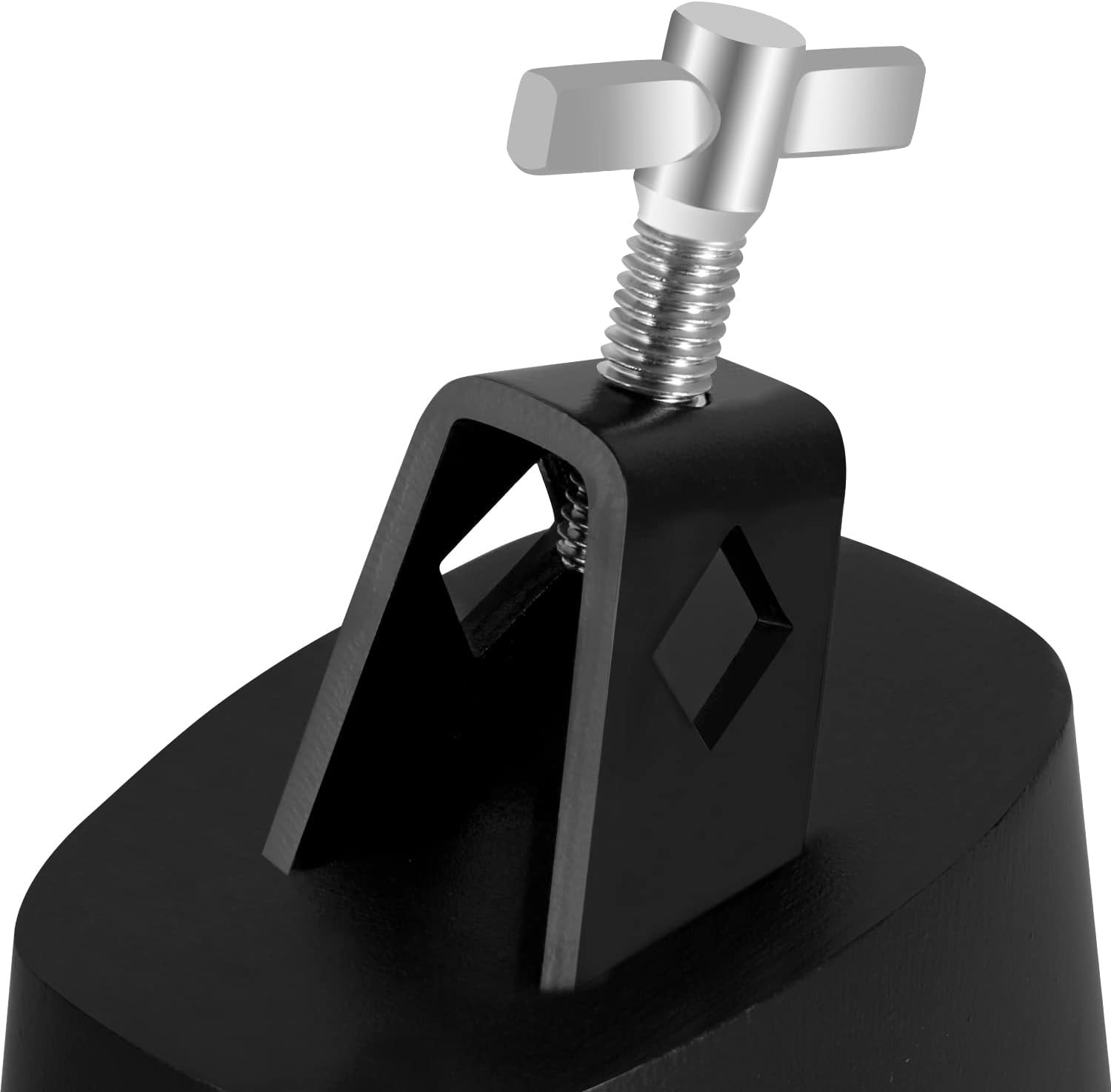 7 Inch Metal Steel Cow Bells Noise Makers Hand Percussion Cowbell with Stick for