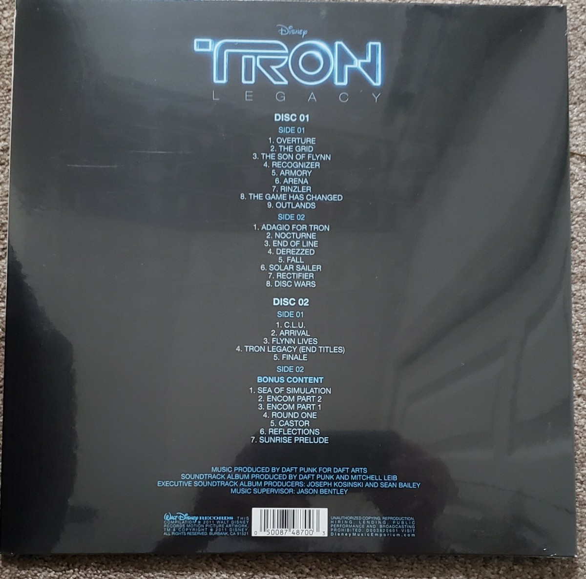 TRON LEGACY Exclusive Vinyl 2XLP - Daft Punk SEALED Target 