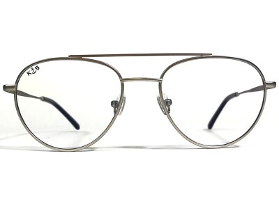 Kapten & Son Soho Eyeglasses Frames Silver Aviator Full Wire Rim 52-18-140