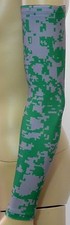 Green Gray Grey Sports Arm Sleeve Digital Camo Baseball Basketball Gamer