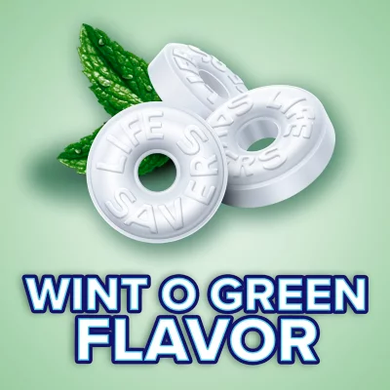 Life Savers WintOGreen Breath Mints Bulk Hard Candy, Party Size (53.