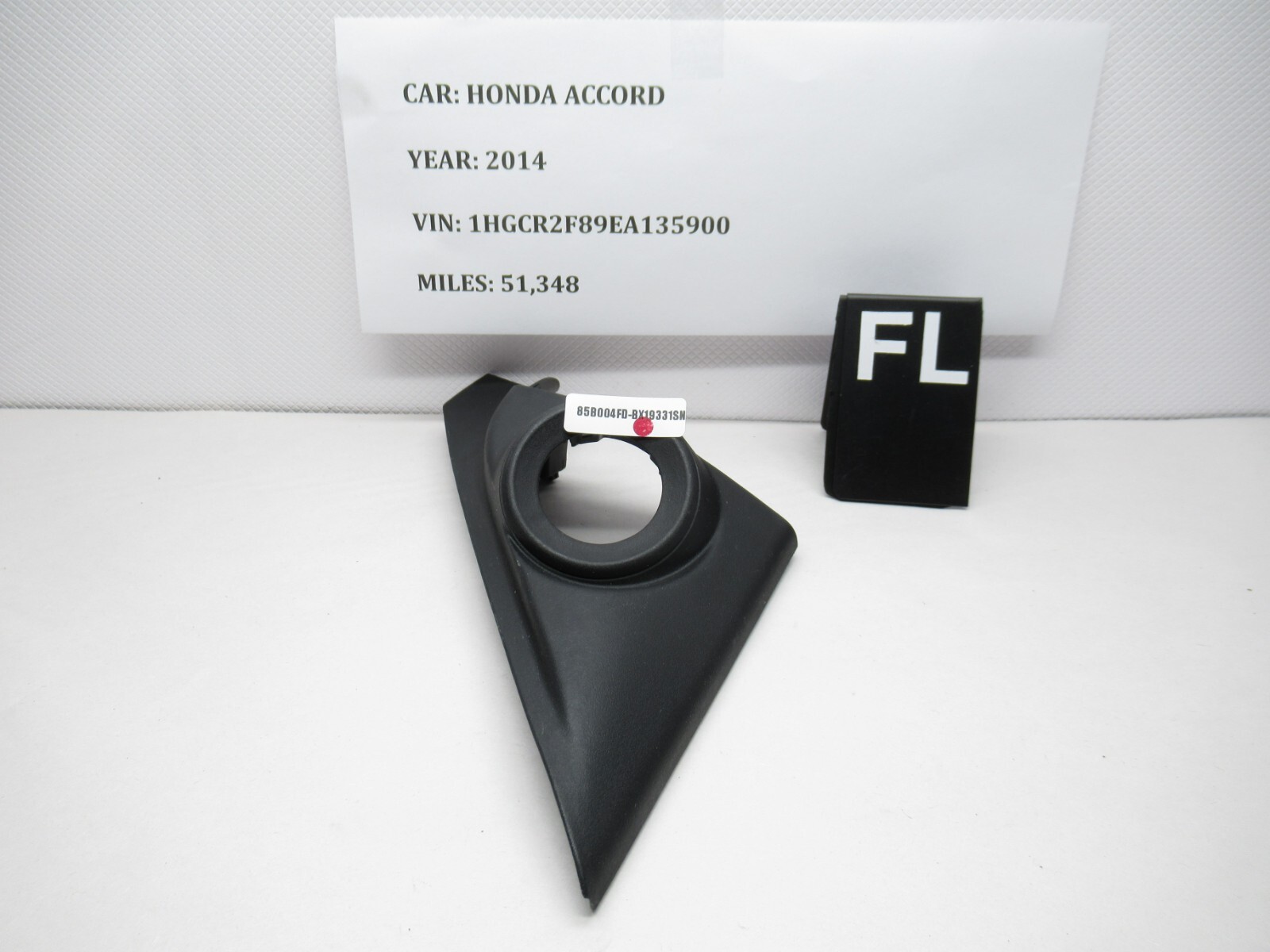 2015 Honda Accord EXL Front Left Tweeter Speaker OEM 13 14 15 for  