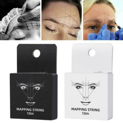 Natürliche vorgefärbte Augenbrauen Mapping Schnur Faden Braue Microblading. Marker K7G1