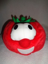 Veggie Tales Bob the Tomato Big Idea C.R. Gibson Plush Stuffed Beanbag toy 6"x9"