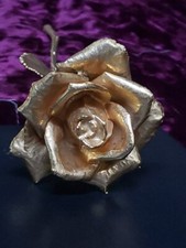 Gold Dipped Rose Real 24K Gold Rose, Long Stem Hand Dipped in 24K Golden Rose...