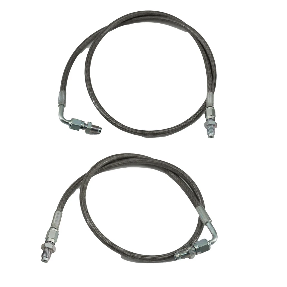 Kit completo de repuesto de línea de freno delantero de acero inoxidable para 96-00 Honda Civic EK Foto 3 de 3