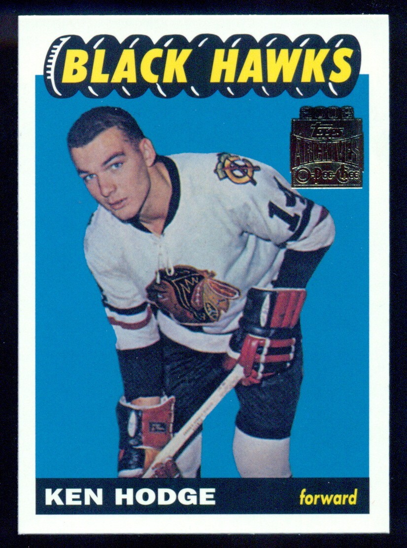 1965-66 Topps Hockey #65 Ken Hodge RC MINT Chicago Black hawks Rookie Reprint