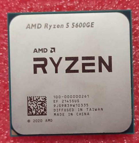 Procesador de CPU AMD RYZEN 5 R5 5600GE AM4 6 núcleos/12 subprocesos 35W 3.4GHz escritorio - Imagen 1 de 1