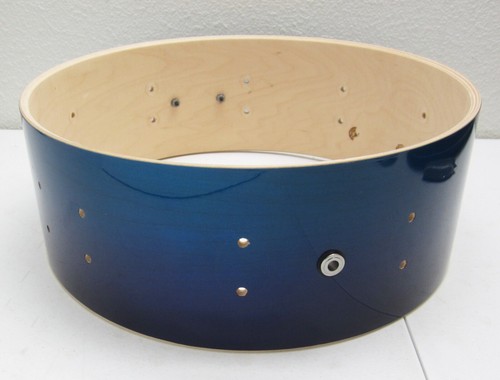 PDP by DW LX Maple 14" x 5-1/4" Snare Drum, Regal-Royal Fade Finish (Blue Fade) - Picture 4 of 4