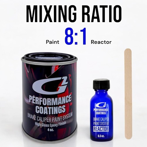 Durable High Temperature Brake Caliper Paint Kit - Easy Application, Made in USA - Picture 5 of 9