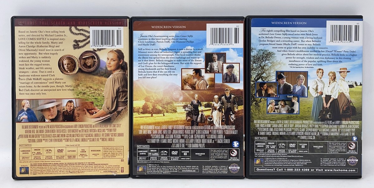 Love Comes Softly Series DVD Lot of 5 Promise Find Home Wing Love Comes Softly Series DVD Lot of 5 Promise Find Home Wing