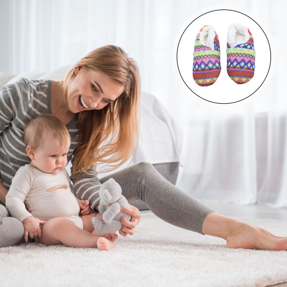 SAOLA Copriscarpe suola morbida uomo donna suola morbida calzini confinamento spessi donna