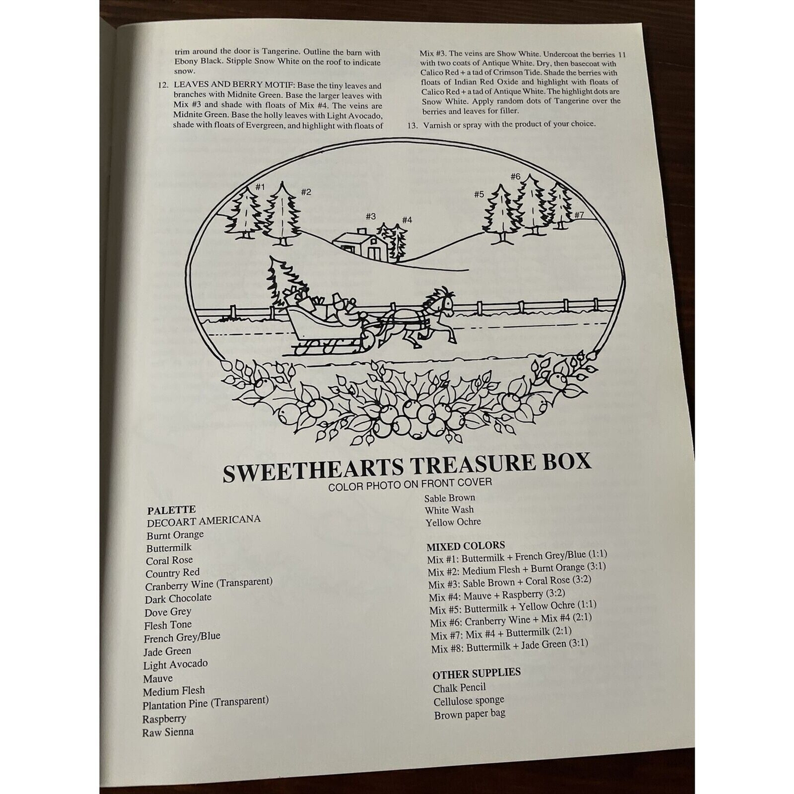 Homespun Heirlooms Kay Quist Craft Instruction Book Viking Folk Art 1993 Tole