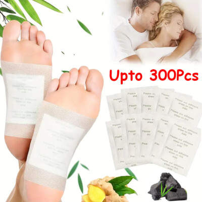 Detox Foot Patches Pads Remove Toxins Body Detoxify Deep Cleansing Slim Herbal