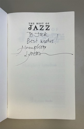 The Best of Jazz (SIGNED) - Humphrey Lyttelton - 1998 (Paperback) 1st Edition - Picture 3 of 4