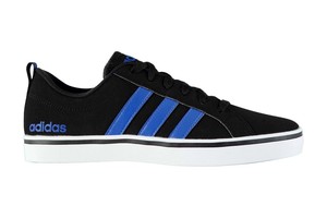 adidas pace vs nubuck mens trainers blue