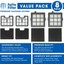 Replacement Filter Set For Bissell Hard Floor Expert Canister Vacuum Models 1154 & 1161
