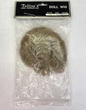 Vintage Tallina s Doll Wig Brown 10 Style 71BS Made In Hong Kong